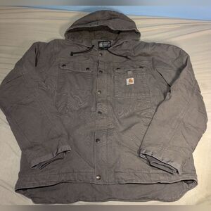 Carhartt Men's Gray Hooded Jacket